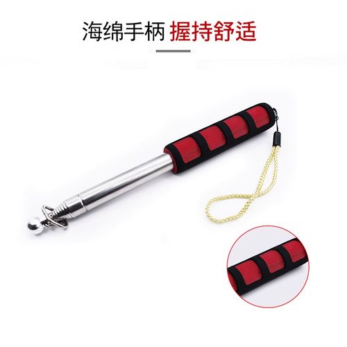 亚众伸缩杆手摇导游旗杆 户外指挥与教学的实用之选